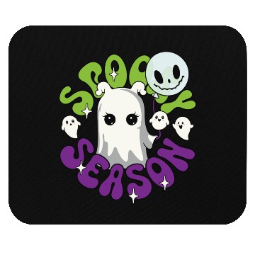 Discover Halloween Ghosts Spooky Season Mouse Pads
