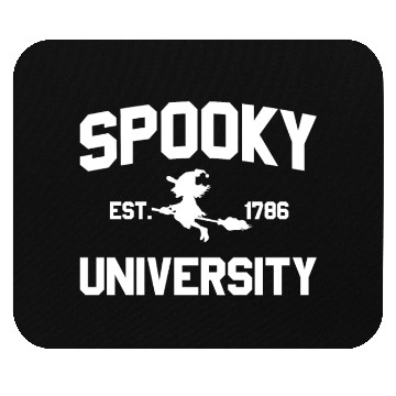 Discover Spooky University Established 1786 Witch U Spookys Mouse Pads