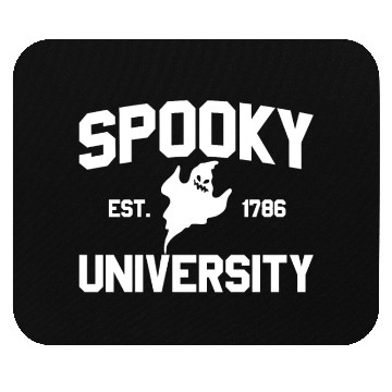 Discover Spooky University Established 1786 Ghost U Spookyu Mouse Pads