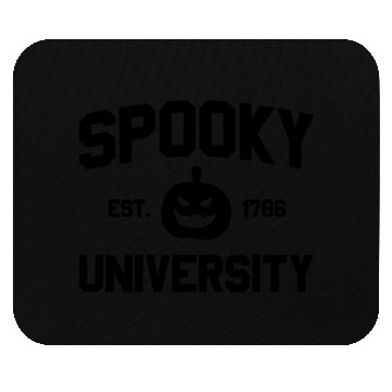 Discover Spooky University Established 1786 Pumpkin Uspooky Mouse Pads
