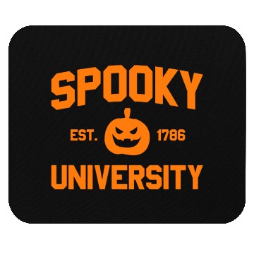 Discover Spooky University Established 1786 Pumpkin Uspooky Mouse Pads