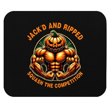 Discover Jack'd and Ripped (Orange Edition) Mouse Pads