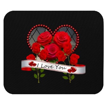 Discover i love you Mouse Pads