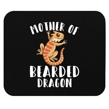Discover Mother Of Bearded Dragon Lizard Lover Mom Women Mouse Pads