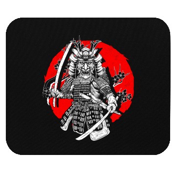 Discover Kanji Katana Oni Demon Ninja Samurai Mouse Pads