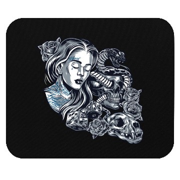 Discover Blessed Chicano Vintage Street Art Graphic Mouse Pads