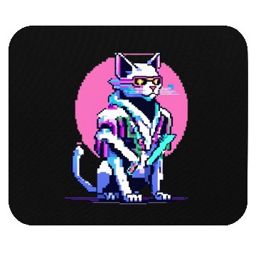 Discover Cyberpunk Blade Cat Mouse Pads