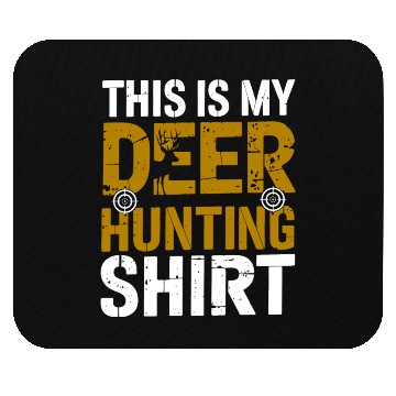 Discover This Is My Deer Hunting Mouse Pads Hunter Gift Funny