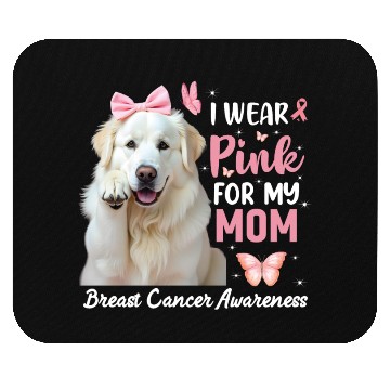 Discover I wear Pink Great Pyrenees Mouse Pads