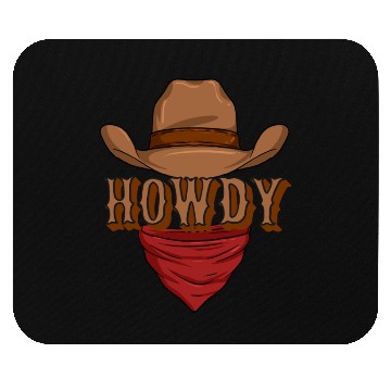 Discover Howdy Cowboy Mouse Pads