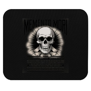 Discover Memento Mori Embracing Life and Death Mouse Pads