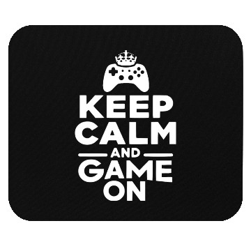 Discover Keep Calm and Game On Mouse Pads