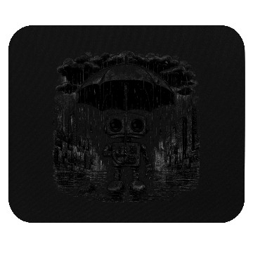Discover Lonely robot Mouse Pads