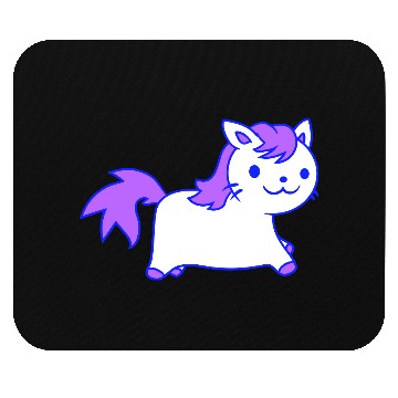 Discover Little Pony Cat Face Little Small Horse Riding Fun Mouse Pads