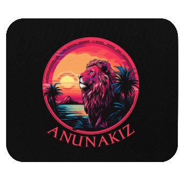 Discover Anunakiz Lion of Ishtar’s Horizon Mouse Pads