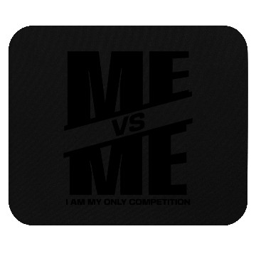 Discover Me vs Me I Am My Only Competition Cool Gym Lover Mouse Pads