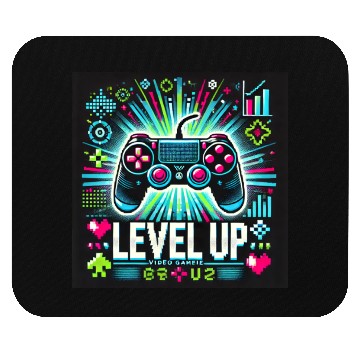 Discover game level up Mouse Pads