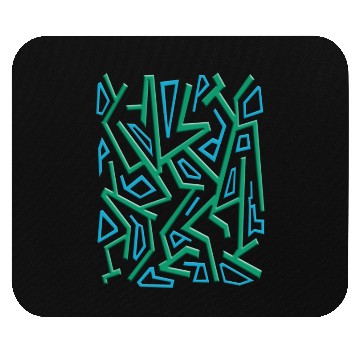 Discover Green Amazing Blue Mouse Pads