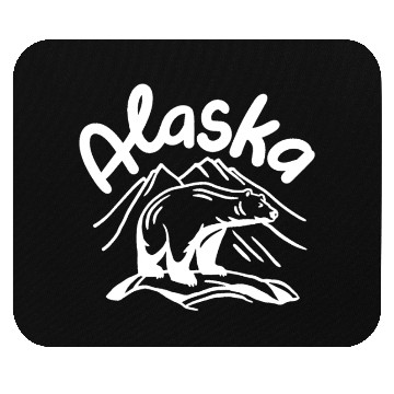 Discover Alaska Bear Adventure Lovers Mouse Pads