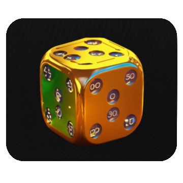Discover Dice Game Boy Casino 3D Art Mouse Pads