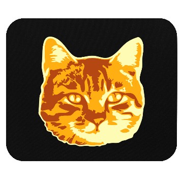 Discover Cool Pretty Cat Head Realistic Looking Face Design Mouse Pads