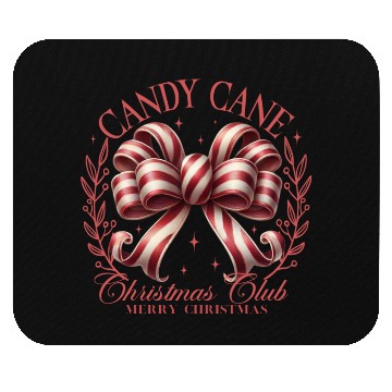 Discover Candy Cane Christmas Club Mouse Pads