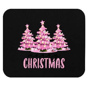 Discover Merry Christmas Letter Xmas Tree Graphic Print Mouse Pads