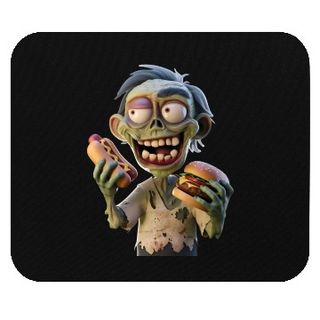 Discover zombie eating Mouse Pads