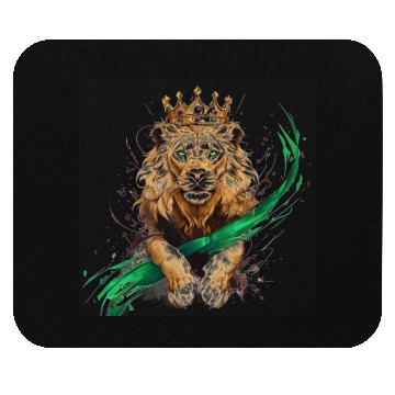Discover Brave Lion Mouse Pads