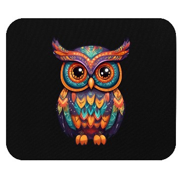 Discover Halloween Owl Alebrije Mouse Pads