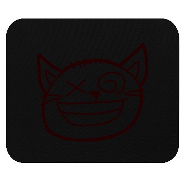 Discover Crazy Cat Weird Funny Eyes Cool Grimace Cartoon Mouse Pads