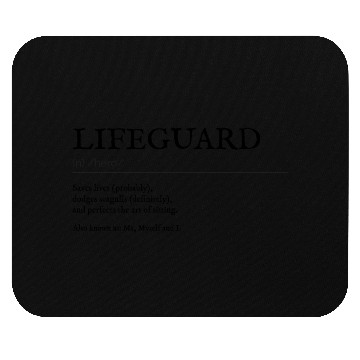 Discover Funny and Creative Swimming Lifeguard Mouse Pads