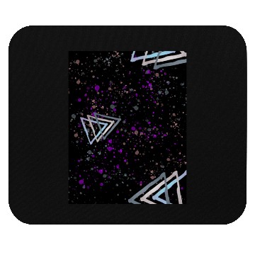 Discover Abstract Purple Triangles Mouse Pads