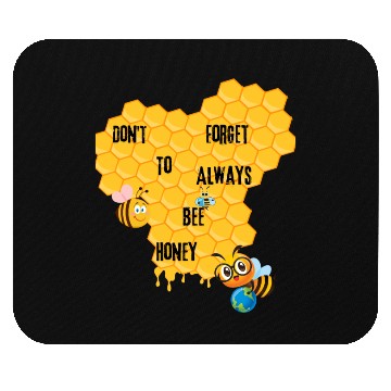 Discover Fun bee sweet honey Mouse Pads