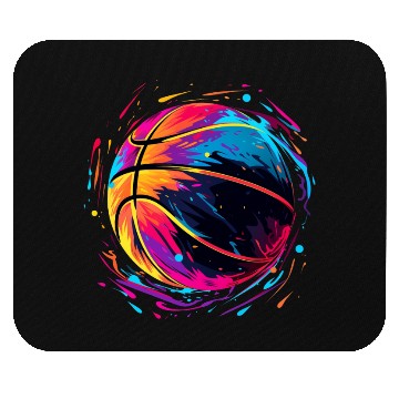 Discover Retro Basketball Synthwave Mouse Pads