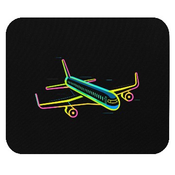 Discover Retro Airplane Graphic Mouse Pads