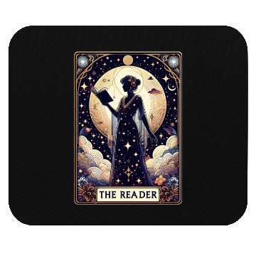 Discover The Reader Tarot Card Reading Book lovers Mouse Pads