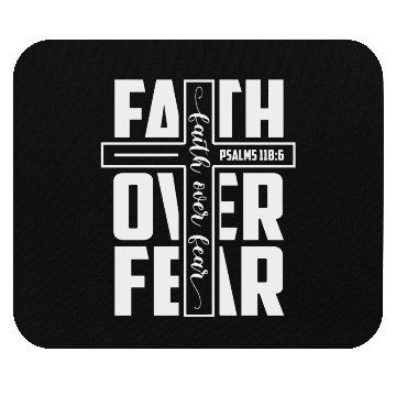 Discover Faith over Fear | Motivational | Inspirational Mouse Pads