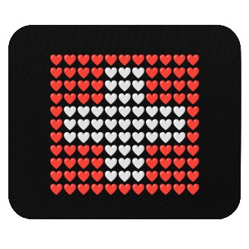 Discover Switzerland HEARTS Flag Mouse Pads