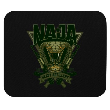 Discover Military unit logo "NAGA" Mouse Pads