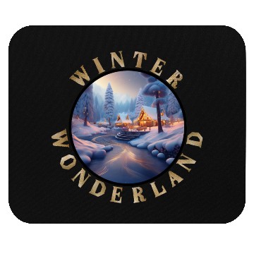 Discover Winter Wonderland Mouse Pads