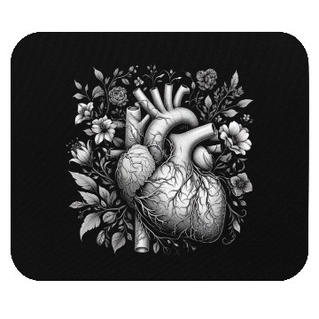 Discover Botanical Heart Artistic Anatomy 2 Mouse Pads
