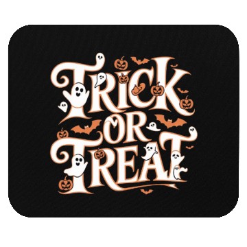 Discover trick or treat Mouse Pads