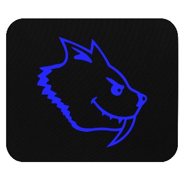 Discover Bad Wild Cat Sabre Tooth Tiger Long Teeth Tiger Mouse Pads