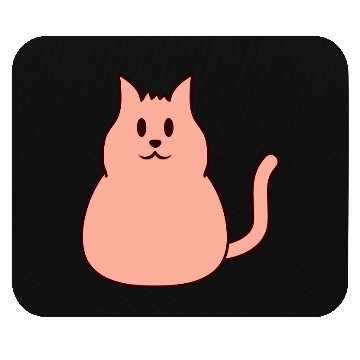 Discover Little Fat Cat Looks Nice Happy Cute Funny Smiling Mouse Pads