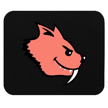 Discover Bad Wild Cat Sabre Tooth Tiger Long Teeth Tiger Mouse Pads