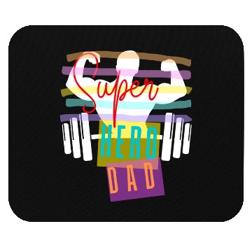 Discover SUPER HERO DAD Mouse Pads