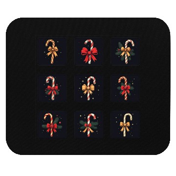 Discover christmas cheer candy cane Mouse Pads