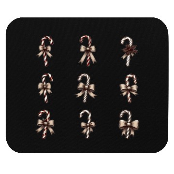 Discover christmas cheer candy cane Mouse Pads