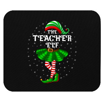 Discover The Teacher Elf Christmas Mouse Pads